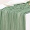 Sage Green Cheesecloth Table Runner Summer Boho Rustic Gauze 120 inch 10FT Cheese Cloth Runner